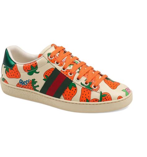 women's ace gg gucci strawberry sneaker|Gucci ace shoes customer service.